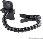 MOGO ModularHose Assistive Technology Phone Holder with Heavy-Duty Spring Clamp (Opens to 2"), 18 Inch Arm