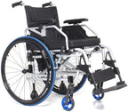 Pair of 24 Inch Wheelchair Rear Replacement Wheels, Pneumatic Rubber Tires, Aluminum Hubs, for Manual Wheelchairs, Walkers