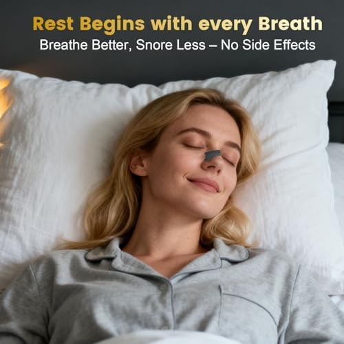 120Pcs Nasal Strips for Snoring, Extra Strength Nose Strips Breathing, Nose Tape for Sports and Sleep, Anti Snoring Strips Help Stop Snoring and Nasal Congestion Relief (Black, Standard)
