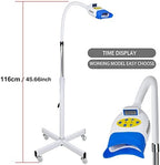 Professional Teeth Whitening Machine LED Light, Mobile 36W Dental Teeth Whitening Lamp Bleaching, Tooth Whitener 3 Colors Blue/Red/Purple Light with Remote Control