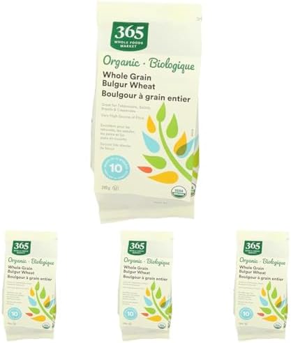 365 by Whole Foods Market, Organic Whole Grain Bulgur Wheat, 8.8 oz (Pack of 4)