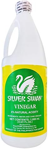Silver Swan Filipino White Cane Vinegar (3 Pack, Total of 101.41fl.oz)