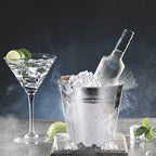 Didaey 12 Pcs 12 Pcs Large Galvanized Metal Buckets with Handle 10 Inch Heavy Duty Stainless Steel Pails Round Pail for Party Wedding, Crafts, Utensils, Table Centerpieces (Silver)