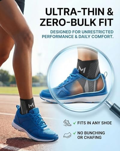 Ankle Brace Compression Support Stabilizer Lace-Up Sports Basketball Sprain Recovery Men Women Adjustable Foot Ankle Orthopedic Grade Tendonitis Protection