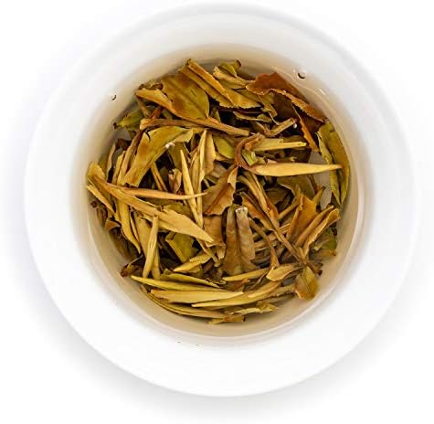 oriarmcha 50g / 1.76oz Chinese Bai Mudan White Tea Loose Leaf - Fuding White Peony Tea Leaves - Bai Mu Dan Yuqian 2nd Grade - Caffeine Level Low