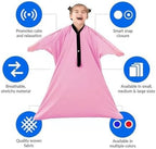 Sensory Body Sock for Adults Full Body Sock Sensory Sack Helps Adults Calm 40" H X 27"(Pink,M/Medium)