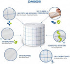 Stretch Adhesive Bandage Wrap, 4" x 11 Yard Soft Fabric Breathable Medical Tape | Flexible Non-Woven Gauze Cover for Tattoo Care & Wound Dressing, Skin-Friendly Roll