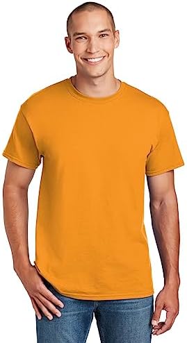 5.6 oz. 50/50 T-Shirt (G800) Tennessee Orange, S (Pack of 2)
