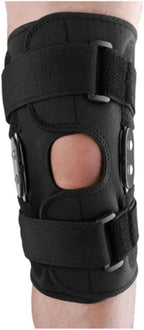 Adjustable Kneelet Knee Brace Patella Support Protector Alloy Hinged Sports Stabilizer Kneepad Wrap