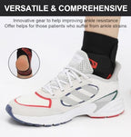 2 Pack Ankle Brace & Elastic Supports for Men & Women, Ankle Support Ankle Compression Sleeve, Plantar Fasciitis Relief Achilles Tendonitis Brace Achilles Tendonitis Wrap (Red, L/XL)
