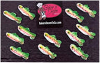 Mini Trout Fishing Pack- 12 pcs Edible Icing Cake Decoration Topper by BakersDozenToGo (Choose Style Below)
