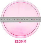 Buttocks Vacuum Cups 210ml, XXL Vacuum Therapy Cupping Machine Accessories 9.4 inch Diameter Butt Suction Cups with Y-Hose for Bigger Butt Lifting Body Massage, 1 Pair (Pink)