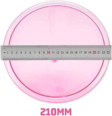Buttocks Vacuum Cups 210ml, XXL Vacuum Therapy Cupping Machine Accessories 9.4 inch Diameter Butt Suction Cups with Y-Hose for Bigger Butt Lifting Body Massage, 1 Pair (Pink)