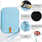 Leayjeen Portable Travel Case - Hard Shell Asthma Protective Inhaler Case