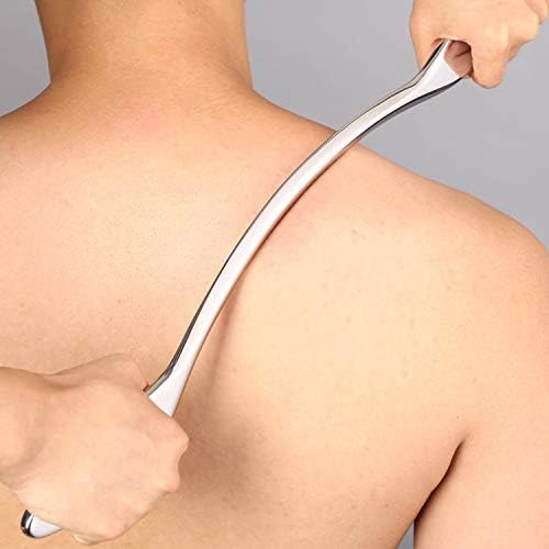 STICKON Stainless Steel Gua Sha Scraping Massage Tool IASTM Tools Great Soft Tissue Mobilization Tool (I Shape)
