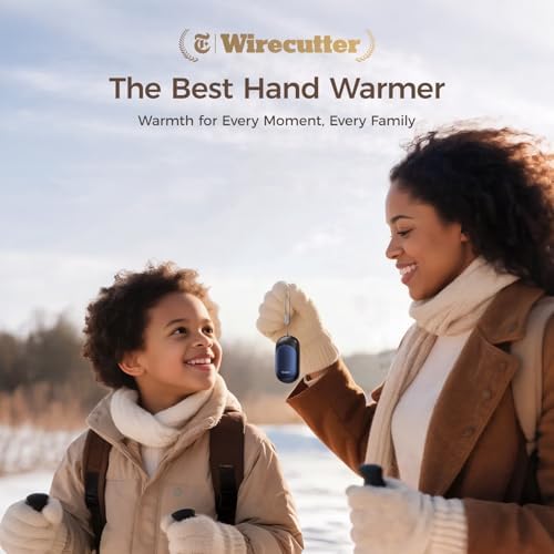 OCOOPA Magnetic Hand Warmers Rechargeable 2 Pack, UL Safety Heat 100-126°F, 3-Settings, Pocket-Sized, Max. 8 Hrs Long Lasting,Great for Raynauds, Golf, Hunting, Camping, Gifts for Men Women, UT3 Lite