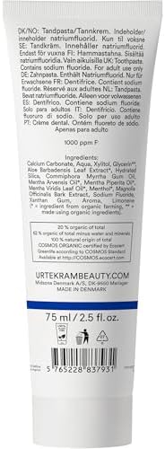 Organic Mint & Fluoride Toothpaste - 75ml