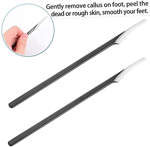 4pcs Pedicure Tool for Foot Dead Skin Scraper Callus Remover Foot Peel for Women Ladies
