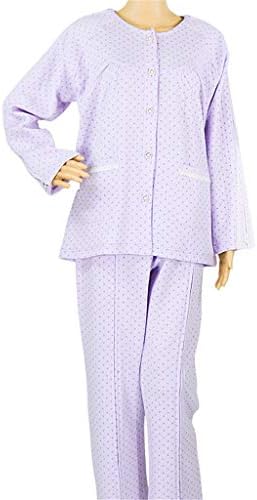 Whryspa Patient Pajamas Home Care Clothing Suit for Fracture,Disability,Surgery Patients,Paralysis,Long Bedridden Elderly,Easy to Wear Off,Pants,L