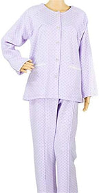 Whryspa Patient Pajamas Home Care Clothing Suit for Fracture,Disability,Surgery Patients,Paralysis,Long Bedridden Elderly,Easy to Wear Off,Pants,L