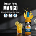 Syruvia Sugar-Free Mango Syrup, Flavored Syrup for Drinks, Cocktails, Lemonades, Iced Teas, and Desserts – 25.4 fl oz