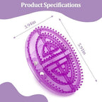 2Pcs Meridian Massage Brush,Meridian Brush Massage Body Brush,Full Body Relaxation,Ideal for Beauty Salon SPA Use（Purple）