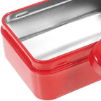 Zerodeko Portable First Aid Medicine Case Tinplate Storage Box Household Emergency Medical Organizer Compact Rescue Kit Container for Travel and Home