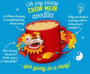 Mug Shot - Chow Mein Noodles - 45g (Multi-Pack - 5)