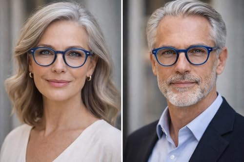 In Style Eyes Focus Pocus Retro Panto Reading Glasses - Classic Round Keyhole Bridge Readers for Men and Women