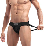 Men's Jock Strap, Wide Band Mesh Male Underwear Jockstrap Athletic Supporter for Gym Vasectomy