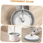 FOMIYES Disc Mop Cleaning Hardwood Mop Rotating Clean Hardwood Household Wet Dry for Floor Cleaning Heavy Duty Absorbent Head Replacement Stainless Steel