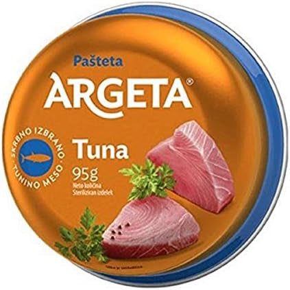 Argeta Tuna Pate Argeta, 3.35 Ounce (Pack of 12)