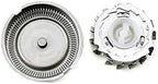 3Pcs Electric Shaver Replacement Rotary Blades Compatible with HQ2 for 3 Head Models 650TX 550TL and 2 Head Models 105DB, 110DB, 201DB, 282XL, 242LC