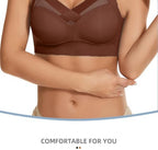 Seamless Sexy Push Up Wireless Bras 2026,Posture Correcting Bra for Seniors,Plus Size Ice Silk Gathering Bra