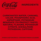 Coke Zero Sugar Diet Soda Soft Drink, 16.9 fl oz, 6 Pack