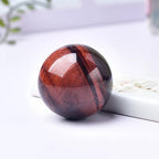 Red Tiger Eye Crystal Ball - Red Tiger Eye Crystal Sphere Meditation Balls for Witchcraft and Decorative Balls, Meditation & Feng Shui Home Decor (40-50mm)