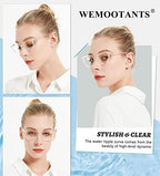 Clear Reading Glasses Women Stylish Round Readers 1.0 1.25 1.5 1.75 2.0 2.25 2.5 2.75 3.0 3.5 4.0 5.0 6.0
