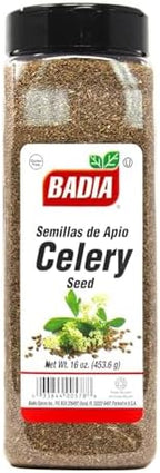 Badia Celery Seed Whole 16 oz – Aromatic & Bold Flavor for Pickling, Cooking, and Seasoning