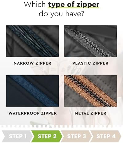 ZlideOn Zipper Pull Replacement - Silver, Normal (L) - Instant Zipper Replacement Slider for Metal Zippers (Multiple Sizes Available)
