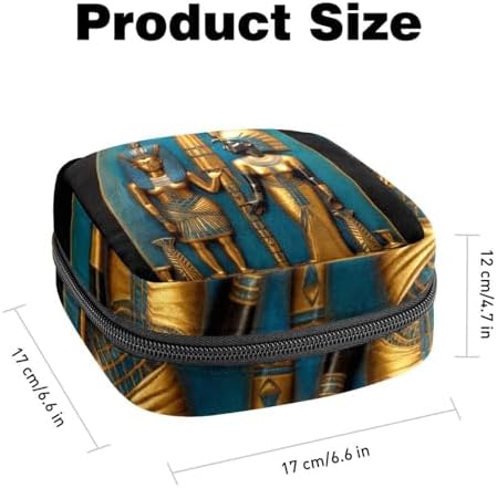 Sanitary Napkin Storage Bag,Period Bag,Pad Bag,Ancient National Style Egypt,Period Pouch