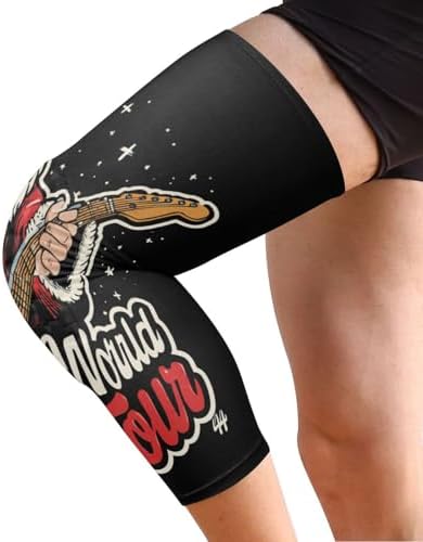 Rocking Santa Christmas Anti-Slip Knee pads padded knee，dancing，football