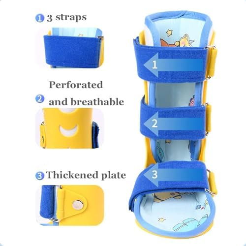 Kids AFO Drop Foot Splint Ankle Foot Brace Night Splint Support for Children Toddler Ankle Foot Orthosis,Right Foot,Right,M