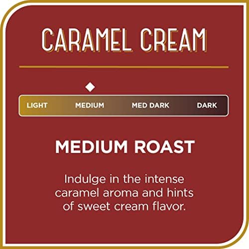 Don Francisco's Caramel Cream Ground Flavored Coffee: Rich, Aromatic 100% Arabica Beans - Expertly Roasted for a Delightful Morning Brew (3 x 12 oz Cans)