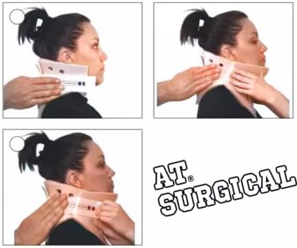 5 1/4 inch Philadelphia Rigid Cervical Collar with Neck Support Foam Lightweight Soft Brace for Men and Women (Large)