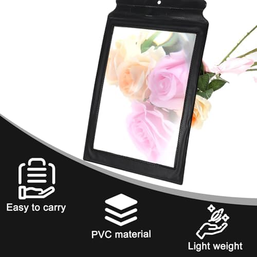 3X Full Page Magnifying Glass for Reading, Lightweight Rectangular Magnifier Provide Full Book Page Viewing Area, Handheld Magnifier Sheet for Reading Small Prints, Low Vision and Seniors
