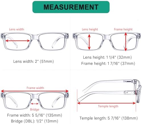Eyekepper Spring Hinges Vintage Reading Glasses Men with Case Grey Lens Sunshine Readers