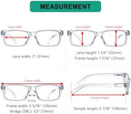 Eyekepper Spring Hinges Vintage Reading Glasses Men with Case Grey Lens Sunshine Readers