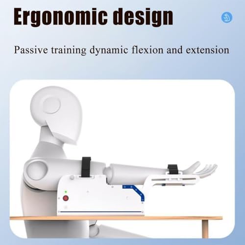 Electric Elbow Rehabilitation Device - Upper Limb Flexion and Extension Trainer for Stroke Recovery, Adjustable Speed and Full-Angle Exercise