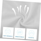Luxshiny Adjustable Adult Bib for Eating Reusable Clothing Protector for Seniors Dining Apron for Special Needs Comfortable Design for Mealtime and Makeup Use