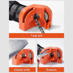 Drill Bit Grinding Sharpener, Multipurpose Electric Drill Bit Sharpener Pro Drill Bit Grinding Sharpener Portable Drill Grinder Grinding Tool for Sharpening Plane Cutter, Cutter